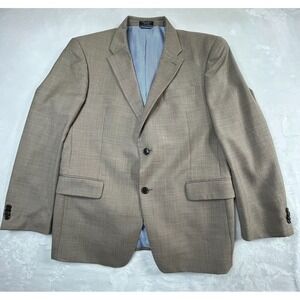 TOMMY HILFIGER Mens 42 R Blazer Jacket Wool Brown Tan